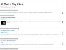 Tablet Screenshot of allthatisclayaiken.blogspot.com