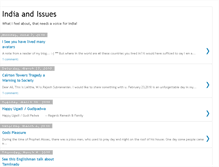 Tablet Screenshot of indiaandissues.blogspot.com