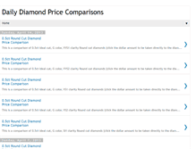 Tablet Screenshot of dailydiamondprices.blogspot.com