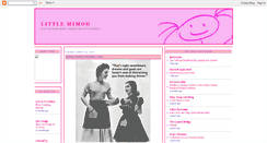 Desktop Screenshot of littlemimoo.blogspot.com