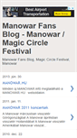 Mobile Screenshot of manowar-fans.blogspot.com
