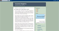 Desktop Screenshot of economia-patagonica.blogspot.com