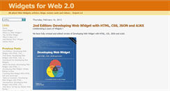 Desktop Screenshot of developingwebwidgets.blogspot.com