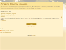 Tablet Screenshot of amazingcountryescapes.blogspot.com