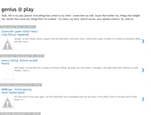 Tablet Screenshot of geniousatplay.blogspot.com