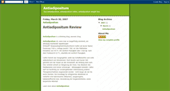 Desktop Screenshot of antiadipositum.blogspot.com