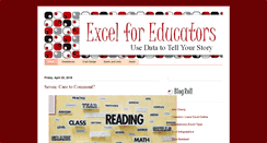 Desktop Screenshot of excelforeducators.blogspot.com