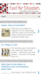 Mobile Screenshot of excelforeducators.blogspot.com