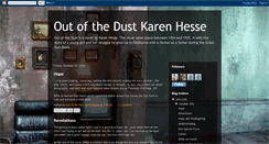 Desktop Screenshot of outofthedustkarenhesse.blogspot.com
