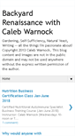 Mobile Screenshot of calebwarnock.blogspot.com