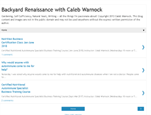 Tablet Screenshot of calebwarnock.blogspot.com