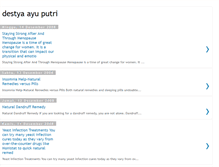 Tablet Screenshot of destyaayuputri.blogspot.com
