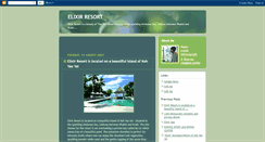 Desktop Screenshot of elixirresort.blogspot.com