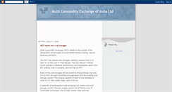 Desktop Screenshot of mcx-india.blogspot.com