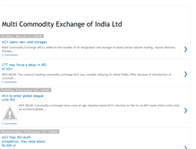 Tablet Screenshot of mcx-india.blogspot.com