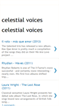 Mobile Screenshot of celestial-voices.blogspot.com