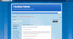 Desktop Screenshot of eacademypakistan.blogspot.com