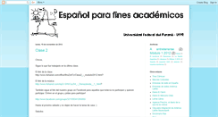 Desktop Screenshot of espanolfaufpr.blogspot.com