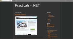 Desktop Screenshot of practicals-dot-net.blogspot.com