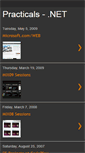 Mobile Screenshot of practicals-dot-net.blogspot.com