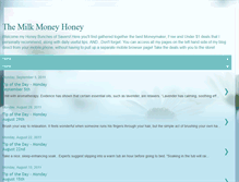 Tablet Screenshot of milkmoneyhoney.blogspot.com