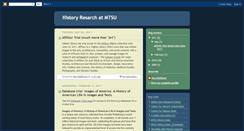 Desktop Screenshot of historyresearchmtsu.blogspot.com