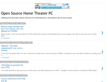 Tablet Screenshot of opensource-htpc.blogspot.com