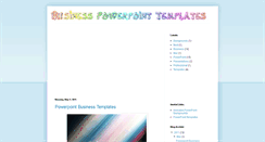 Desktop Screenshot of businesspowerpointtemplates.blogspot.com
