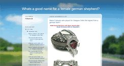 Desktop Screenshot of female-german-name.blogspot.com