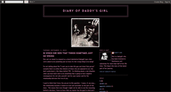 Desktop Screenshot of diaryofdaddysgirl.blogspot.com