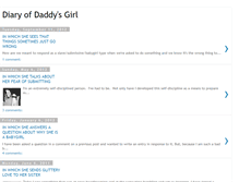 Tablet Screenshot of diaryofdaddysgirl.blogspot.com