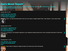 Tablet Screenshot of dansmoviereport.blogspot.com