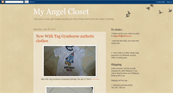 Desktop Screenshot of myangelcloset.blogspot.com