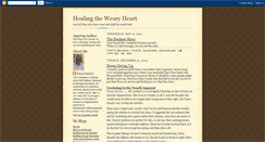 Desktop Screenshot of healingthewearyheart.blogspot.com