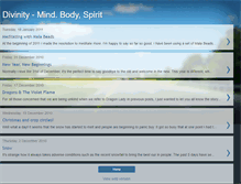 Tablet Screenshot of divinity-mindbodyspirit.blogspot.com