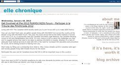Desktop Screenshot of ellechronique.blogspot.com