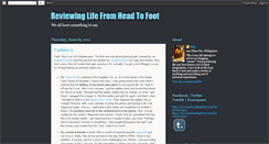 Desktop Screenshot of lifefromheadtofoot.blogspot.com