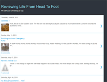 Tablet Screenshot of lifefromheadtofoot.blogspot.com