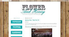 Desktop Screenshot of flowerandhoney.blogspot.com