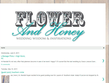 Tablet Screenshot of flowerandhoney.blogspot.com