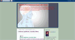 Desktop Screenshot of neuropsicopedagogiaemfoco.blogspot.com