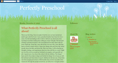 Desktop Screenshot of perfectlypreschool.blogspot.com