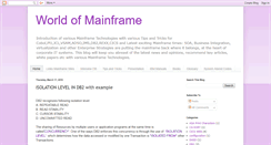 Desktop Screenshot of itsallaboutmainframe.blogspot.com