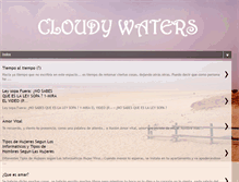 Tablet Screenshot of cloudy-h2o.blogspot.com