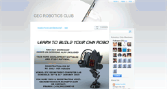 Desktop Screenshot of gecroboticsclub.blogspot.com