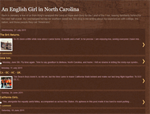 Tablet Screenshot of anenglishgirlinnorthcarolina.blogspot.com