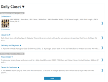 Tablet Screenshot of daily-closet.blogspot.com
