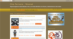 Desktop Screenshot of otrasemanaradio.blogspot.com