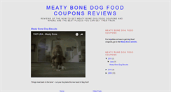 Desktop Screenshot of meatybonedogfoodcoupons.blogspot.com