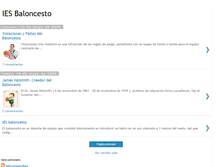 Tablet Screenshot of iesbaloncesto.blogspot.com
